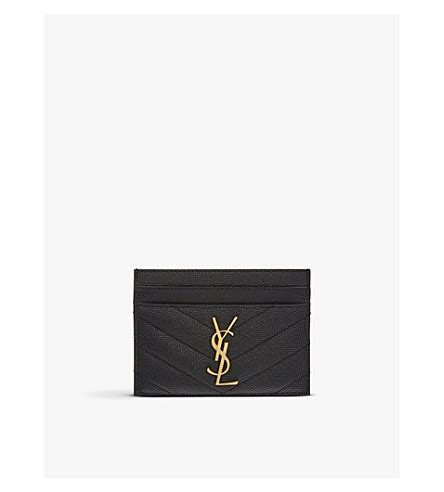 saint laurent ysl card holder|selfridges YSL card holder.